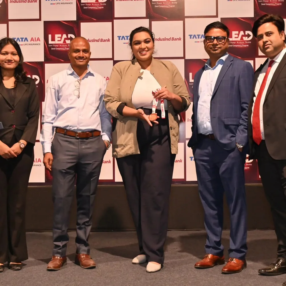 Corporate event anchor in Pune at an award function